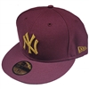New York Yankees New Era 5950 Basic Fitted Hat - W