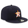 Houston Astros New Era 5950 Fitted Hat - Home - Navy