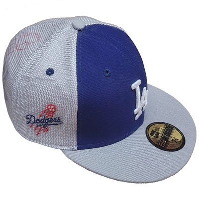 LA Dodgers New Era 5950 Big Mesh Fitted Hat - Roya