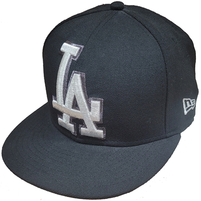 LA Dodgers New Era 5950 Big Metallic Fitted Hat -