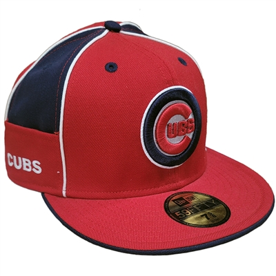 Chicago Cubs New Era 5950 Pocket Fitted Hat - Red
