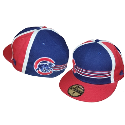 Chicago Cubs New Era 5950 Looking Back Fitted Hat