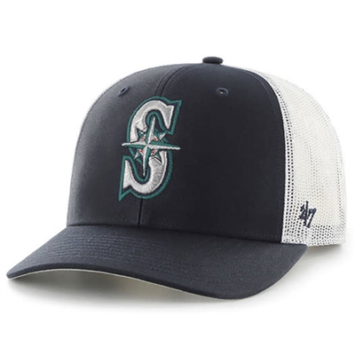 Seattle Mariners 47 Brand Adjustable Trucker Hat