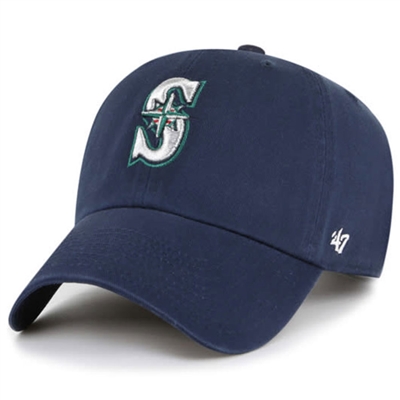 Seattle Mariners 47 Brand Clean Up Adjustable Hat