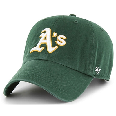 Athletics 47 Brand Clean Up Adjustable Hat - Green