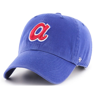 Atlanta Braves 47 Brand Clean Up Adjustable Hat -