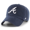 Atlanta Braves 47 Brand Clean Up Adjustable Hat -