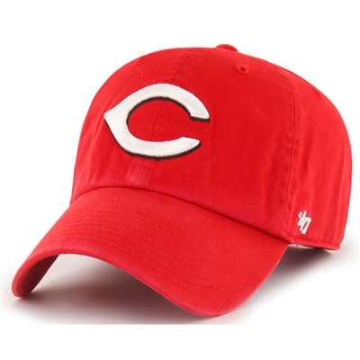 Cincinnati Reds 47 Brand Clean Up Adjustable Hat -