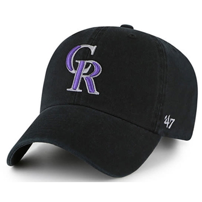 Colorado Rockies 47 Brand Clean Up Adjustable Hat