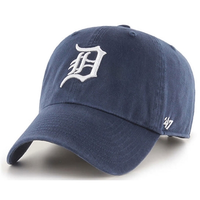Detroit Tigers 47 Brand Clean Up Adjustable Hat -