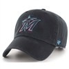 Miami Marlins 47 Brand Clean Up Adjustable Hat - B