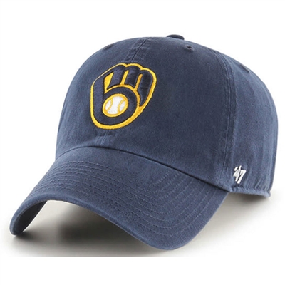 Milwaukee Brewers 47 Brand Clean Up Adjustable Hat