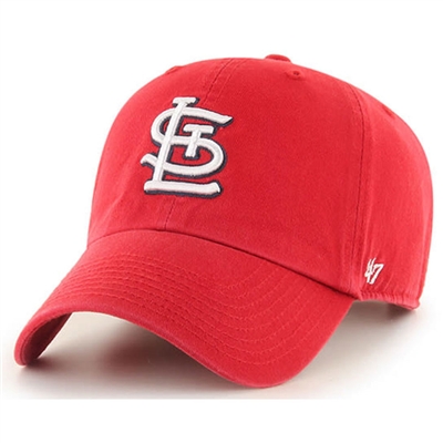 St Louis Cardinals 47 Brand Clean Up Adjustable Ha