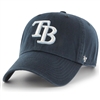 Tampa Bay Rays 47 Brand Clean Up Adjustable Hat -