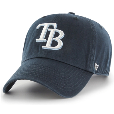 Tampa Bay Rays 47 Brand Clean Up Adjustable Hat -