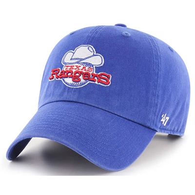 Texas Rangers 47 Brand Clean Up Adjustable Hat - C