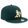 Oakland Athletics New Era 5950 Fitted Hat - Road - White Logo