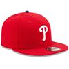 Philadelphia Phillies New Era 5950 Fitted Hat - Game - Red