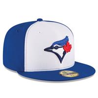Toronto Blue Jays New Era 5950 Fitted Hat - Alt 2 - White/Royal