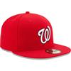 Washington Nationals New Era 5950 Fitted Hat -  Game - Red