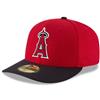 Anaheim Angels New Era 5950 Batting Practice Fitted Hat - Red
