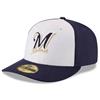 Milwaukee Brewers New Era 5950 Batting Practice Fitted Hat - Game - White