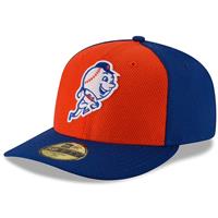 New York Mets New Era 5950 Batting Practice Fitted Hat - Game - Orange