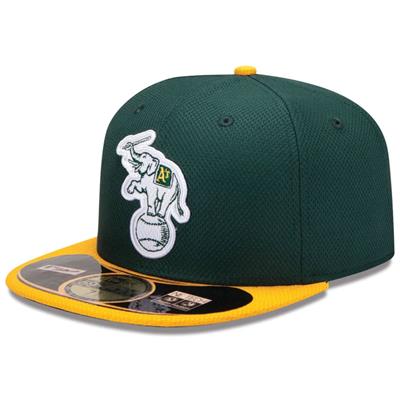 Oakland Athletics New Era 5950 Batting Practice Fitted Hat - Green