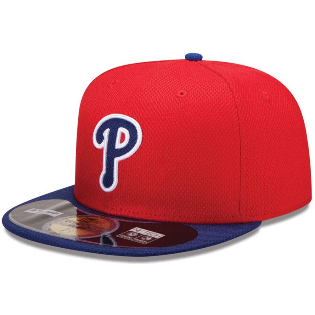 Cappellino Baseball Phillies 90s New Era 5950 Diamond Collection – Lana Originale, Taglia 7 5/8