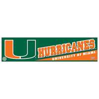 Miami Hurricanes Bumper Sticker