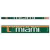 Miami Hurricanes Pencil - 6-pack