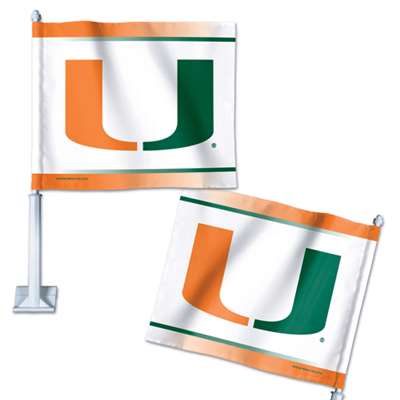 Miami Hurricanes Car Flag