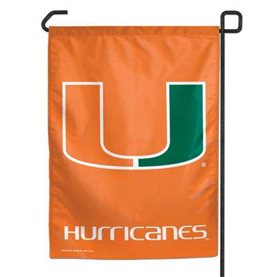 Miami Hurricanes Garden Flag By Wincraft 11" X 15"
