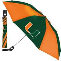 Miami Hurricanes Umbrella - Auto Folding