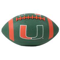 Miami Hurricanes Mini Rubber Football