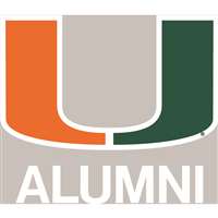 Miami Hurricanes Transfer Decal - Alumni
