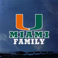 Miami Hurricanes Transfer Decal - Family