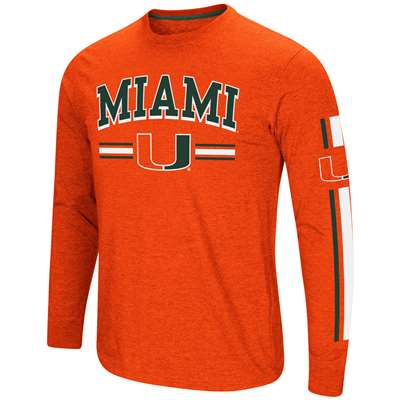 Miami Hurricanes Colosseum Touchdown Pass L/S T-Shirt