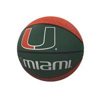Miami Hurricanes Mini Rubber Repeating Basketball