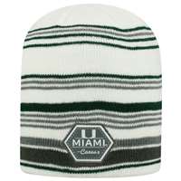 Miami Hurricanes Top of the World Channel Knit Beanie