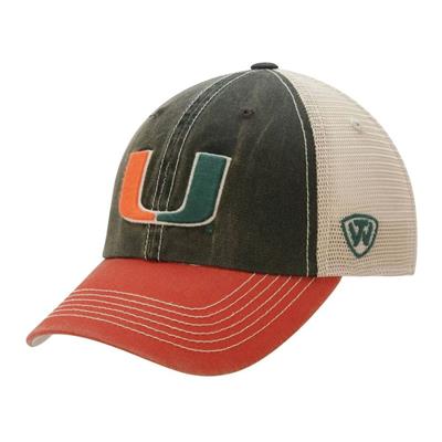 Miami Hurricanes Top of the World Offroad Trucker Hat