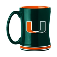 Miami Hurricanes 14oz Relief Coffee Mug