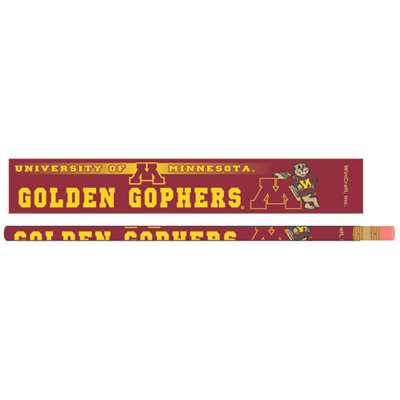 Minnesota Golden Gophers Pencil - 6-pack