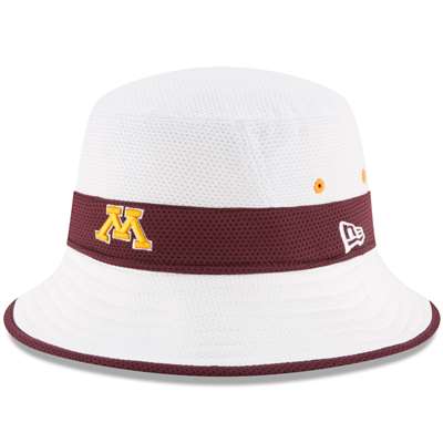 Minnesota Golden Gophers New Era Training Bucket Hat - White