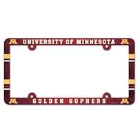 Minnesota Golden Gophers Plastic License Plate Frame