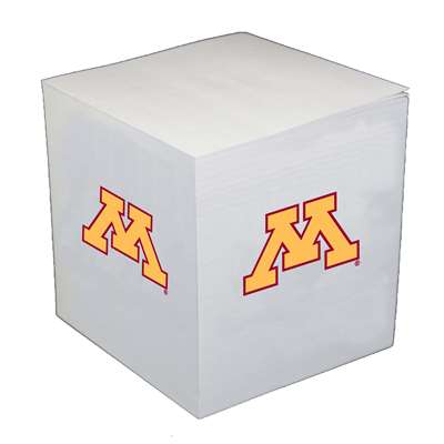 Minnesota Golden Gophers Sticky Note Memo Cube - 550 Sheets