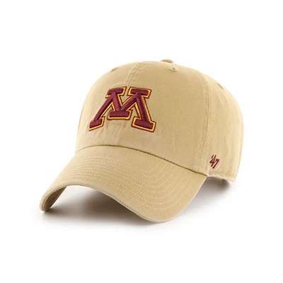 Minnesota Golden Gophers 47 Brand Clean Up Adjustable Hat - Old Gold