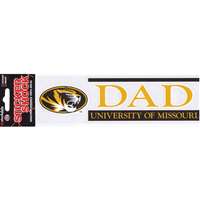 Missouri Tigers Die Cut Decal Strip - Dad