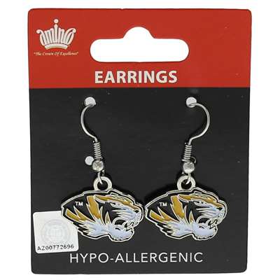 Missouri Tigers Dangler Earrings
