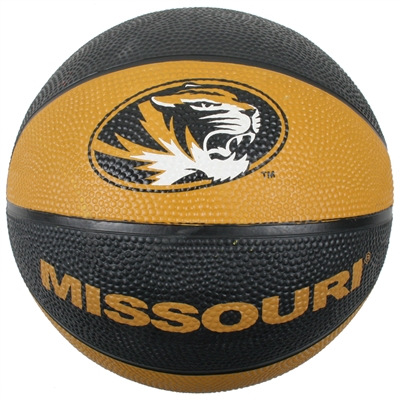 Missouri Tigers Mini Rubber Basketball